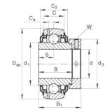 INA GE40-KRR-B-2C الكرات الأخدود العميق