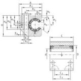 INA KGNC 25 C-PP-AS المحامل الخطية