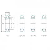 75 mm x 160 mm x 37 mm  SKF 6315/VA201 الكرات الأخدود العميق