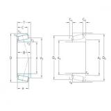 50 mm x 110 mm x 40 mm  SKF 32310BJ2/QCL7C تناقص الأسطوانة المحامل