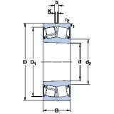 90 mm x 160 mm x 48 mm  SKF BS2-2218-2RSK/VT143 محامل كروية