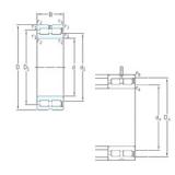 40 mm x 68 mm x 38 mm  SKF NNCF5008CV محامل أسطوانية