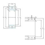 190 mm x 240 mm x 50 mm  SKF NNC4838CV محامل أسطوانية