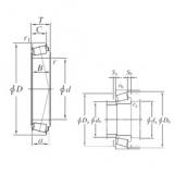 203,2 mm x 276,225 mm x 42,863 mm  KOYO LM241149/LM241110 تناقص الأسطوانة المحامل